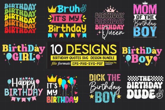 Birthday T-Shirt Quotes SVG Design Review
