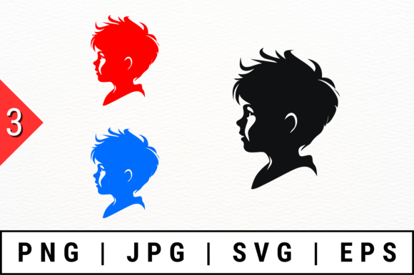 Child Profile Silhouettes SVG Review
