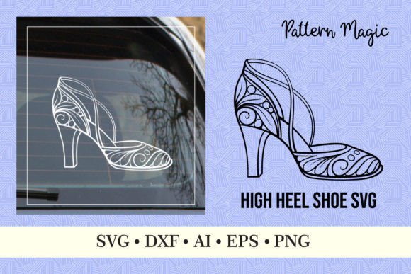 Intricate High Heel Shoe SVG: A Designer's Real-World Review