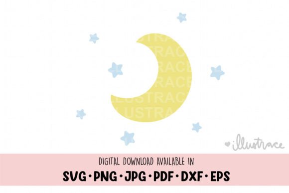 Moon and Stars Svg, Moon Svg, Star Svg Review