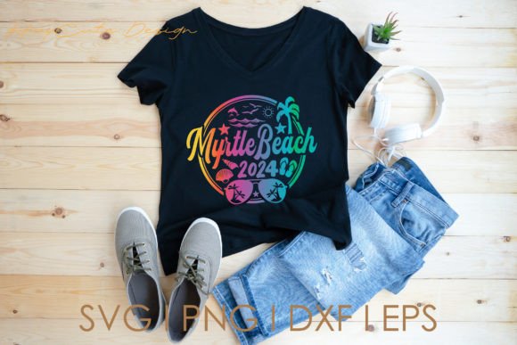 Myrtle Beach 2024 Summer Vacation Svg