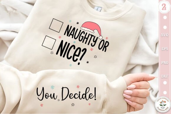 Naughty or Nice Christmas SVG Sleeve Review