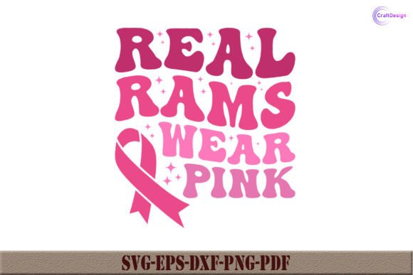 Real Rams Wear Pink Retro Shirt SVG File Review
