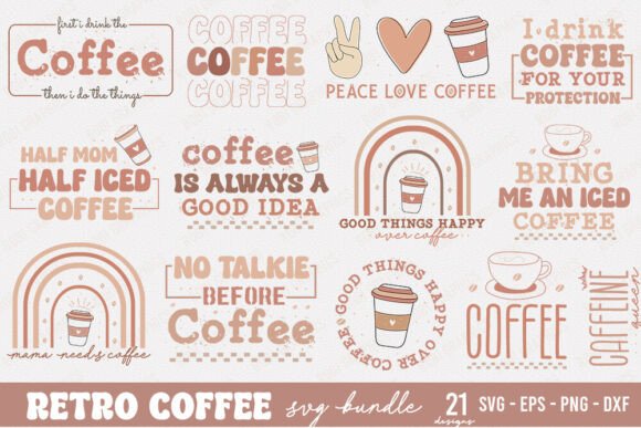 Retro Coffee SVG Design Bundle Review