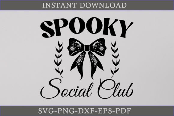 Spooky Social Club SVG Coquette Bow SVG Review