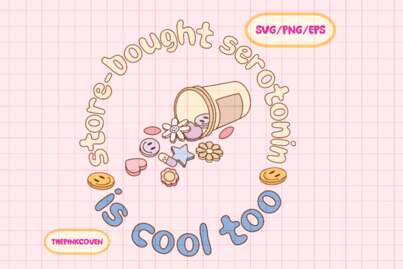 Store-bought Serotonin SVG PNG Review