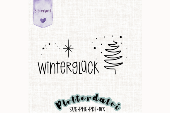 Winterglück Plotterdatei Svg Deutsch Review